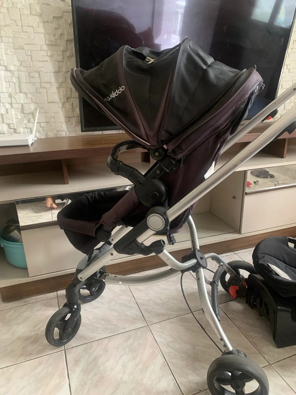 Carrinho de bebê + Bebê conforto Kiddo Eclipse - Foto 2