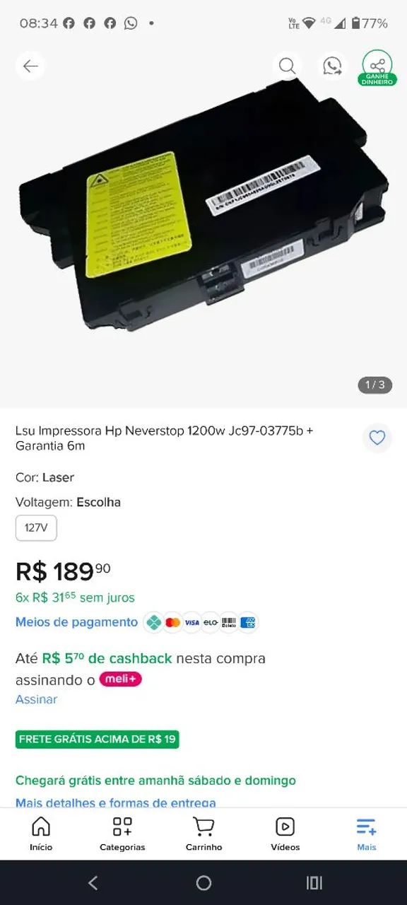 Impressora a laser HP - Foto 2