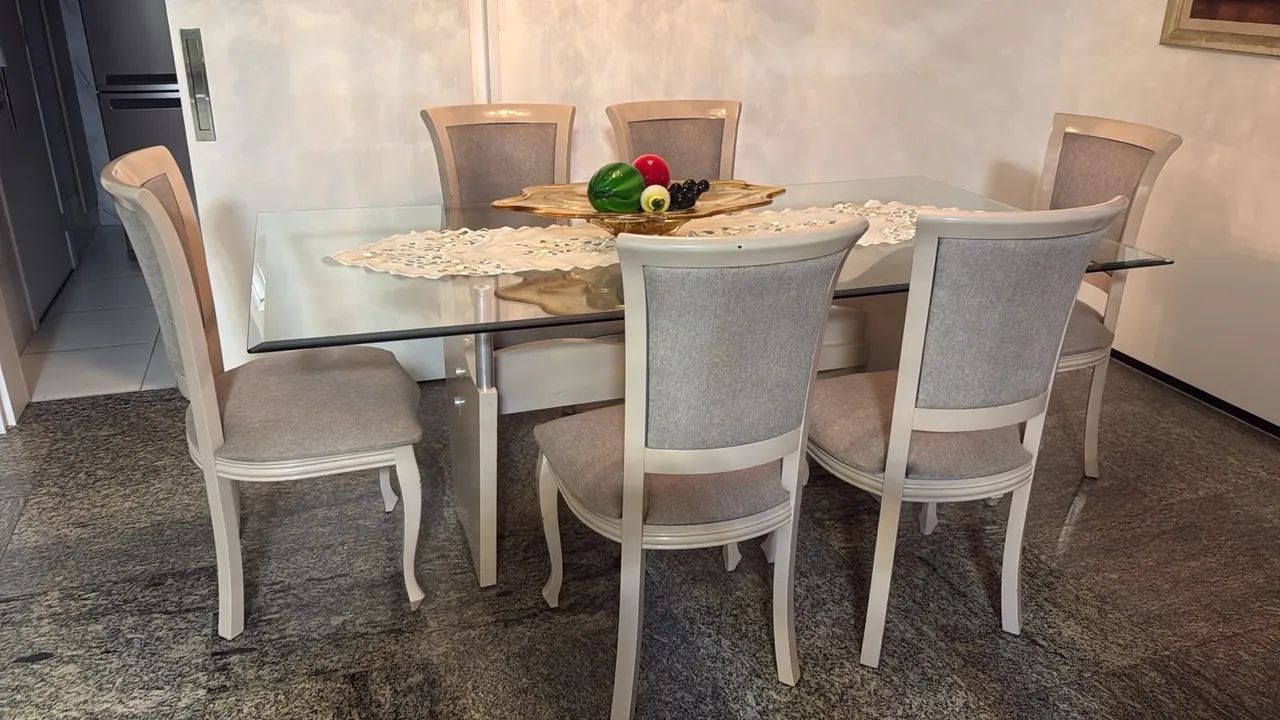 Mesa de jantar com 6 cadeiras  - Foto 2