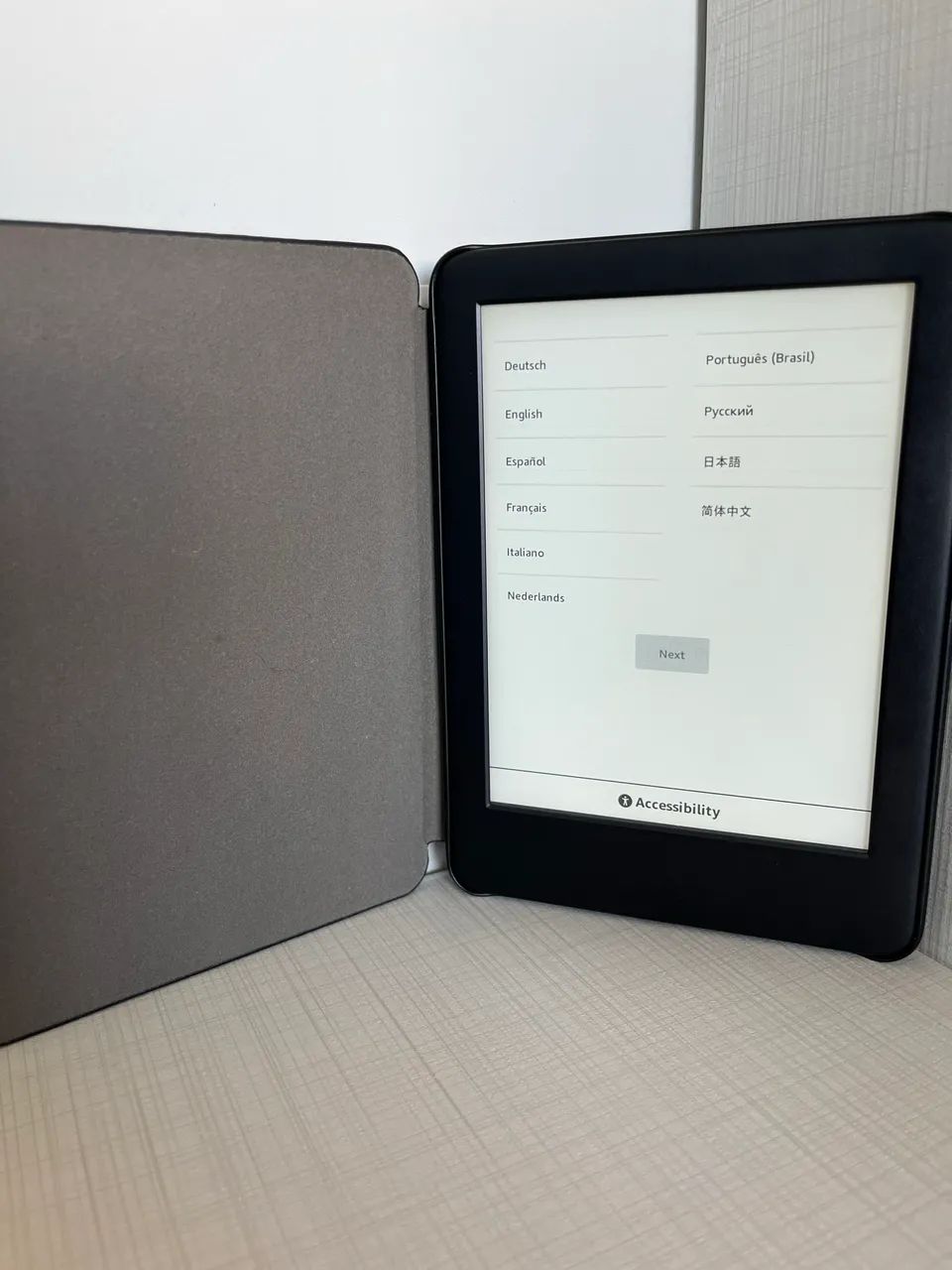 Kindle 10 geração preto 8GB + capa