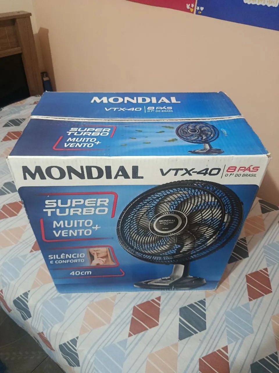 Ventilador MONDIAL Super Turbo 8 pás (LACRADO) 