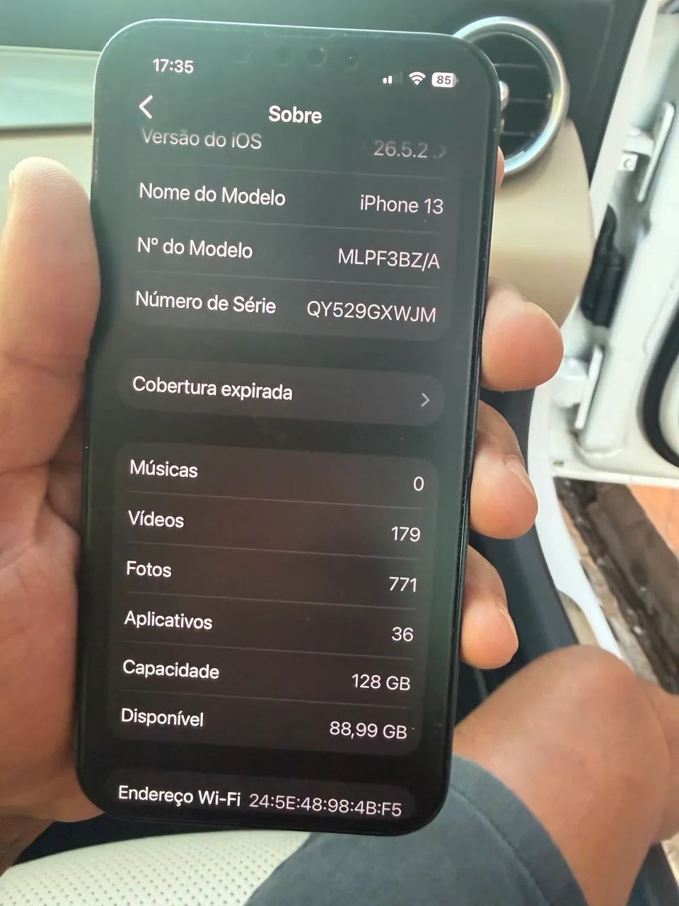 iPhone 13 black 128 gigas com caixa  - Foto 2