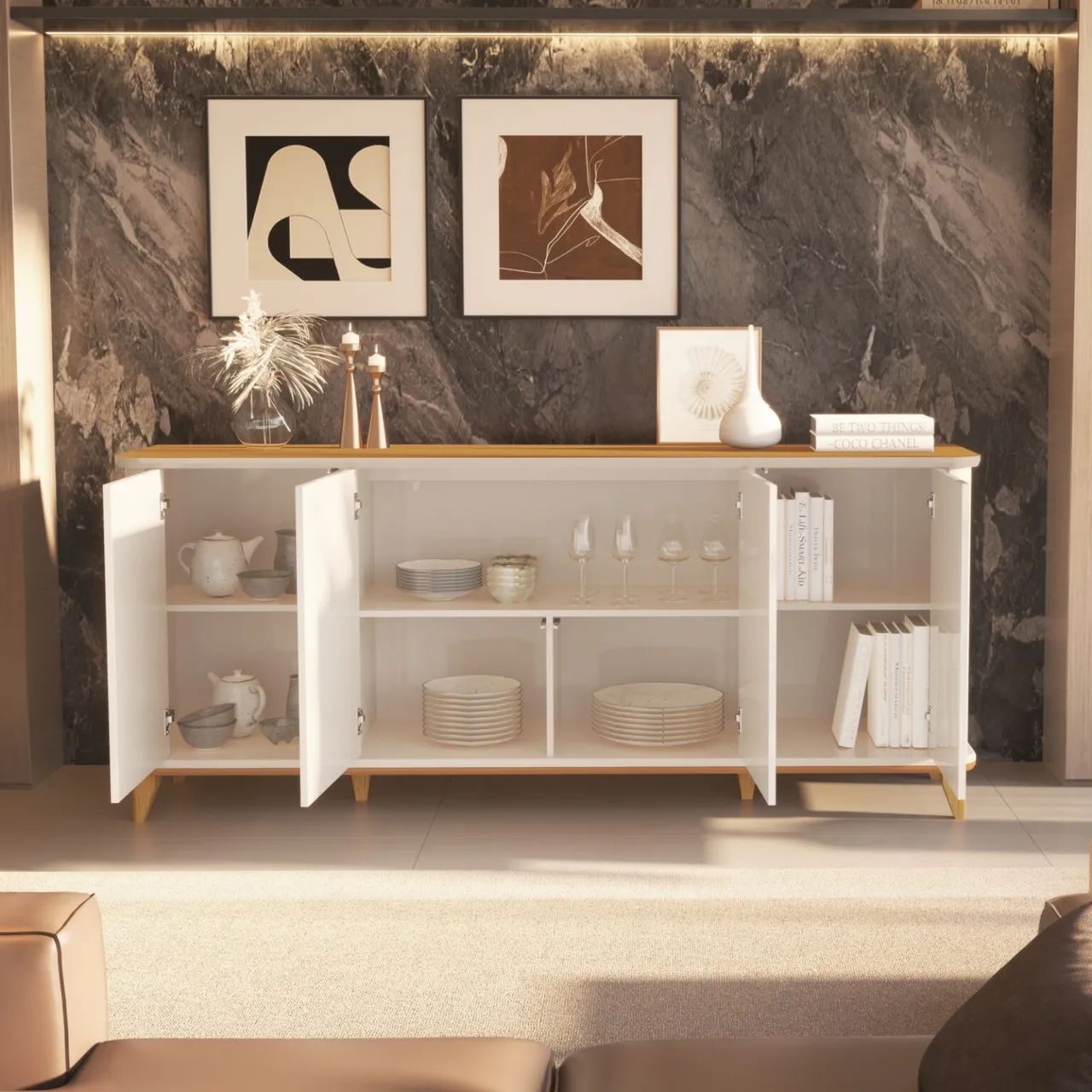 Buffet Arpoador 2,00m Design Moderno tt76 - Foto 2