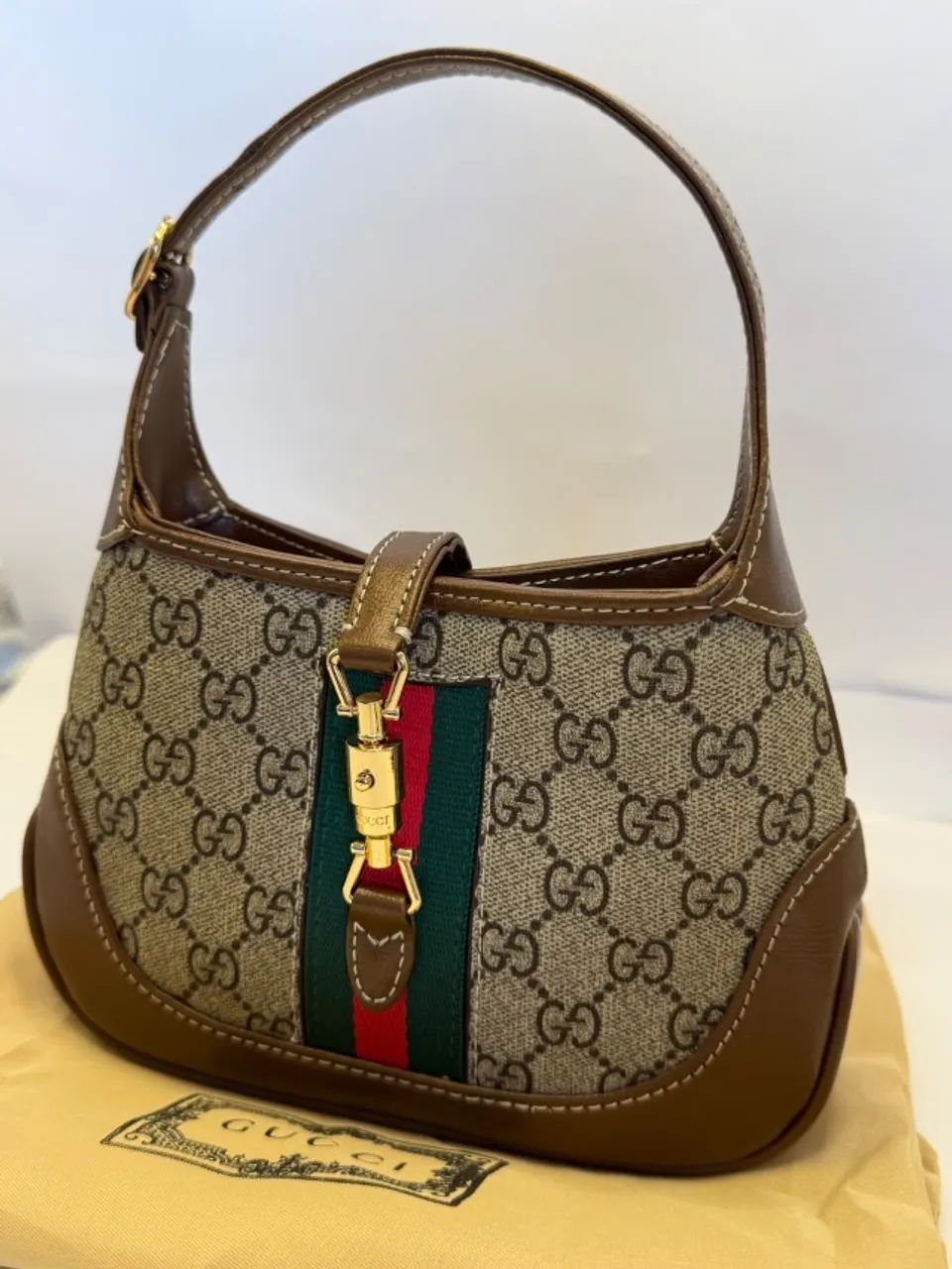 bolsa gucci mini shoulder bag monograma - Foto 5