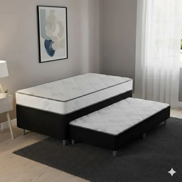 Cama box com auxiliar nova de fabrica 
