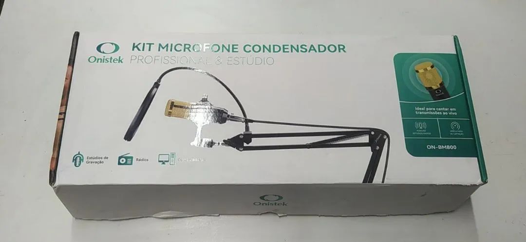 Microfone condensador bm800 completo novo - Foto 2