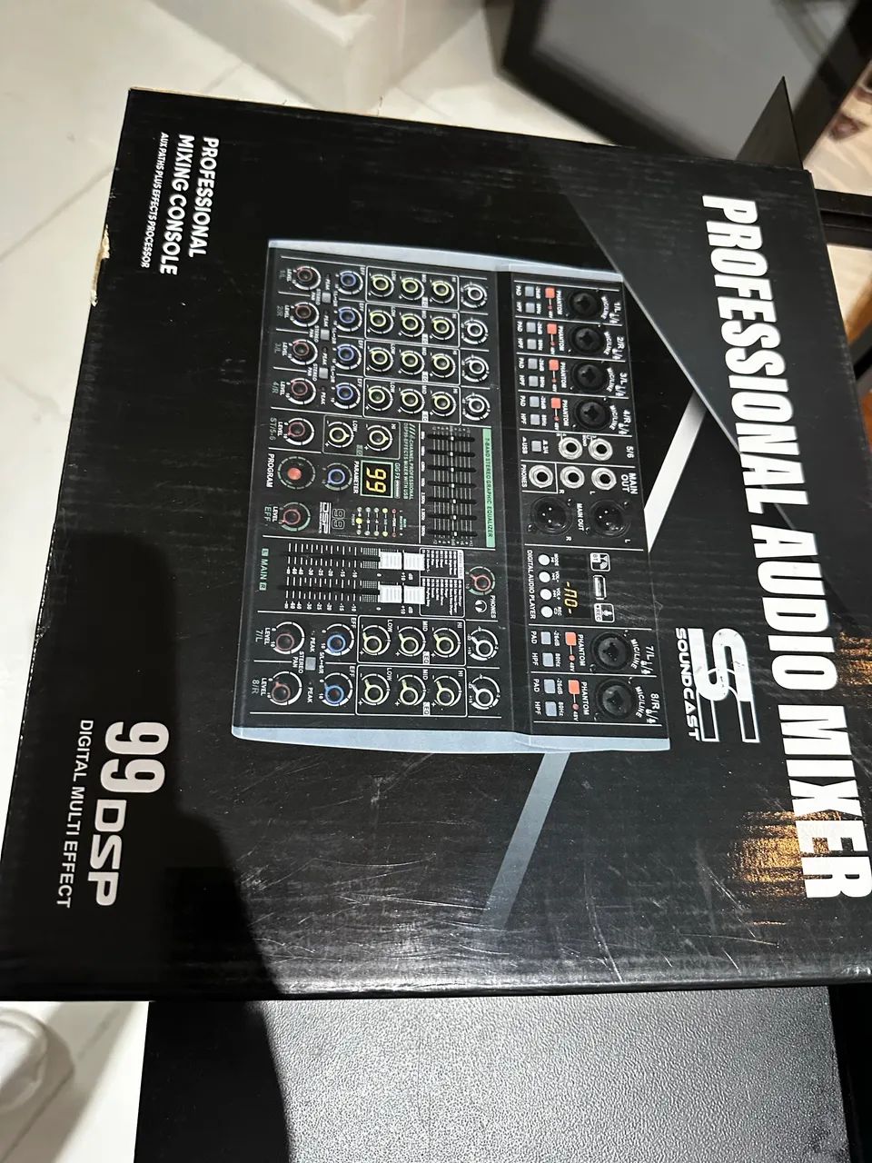 Mesa som mixer de áudio Soundcast MGC-8USB - Foto 2