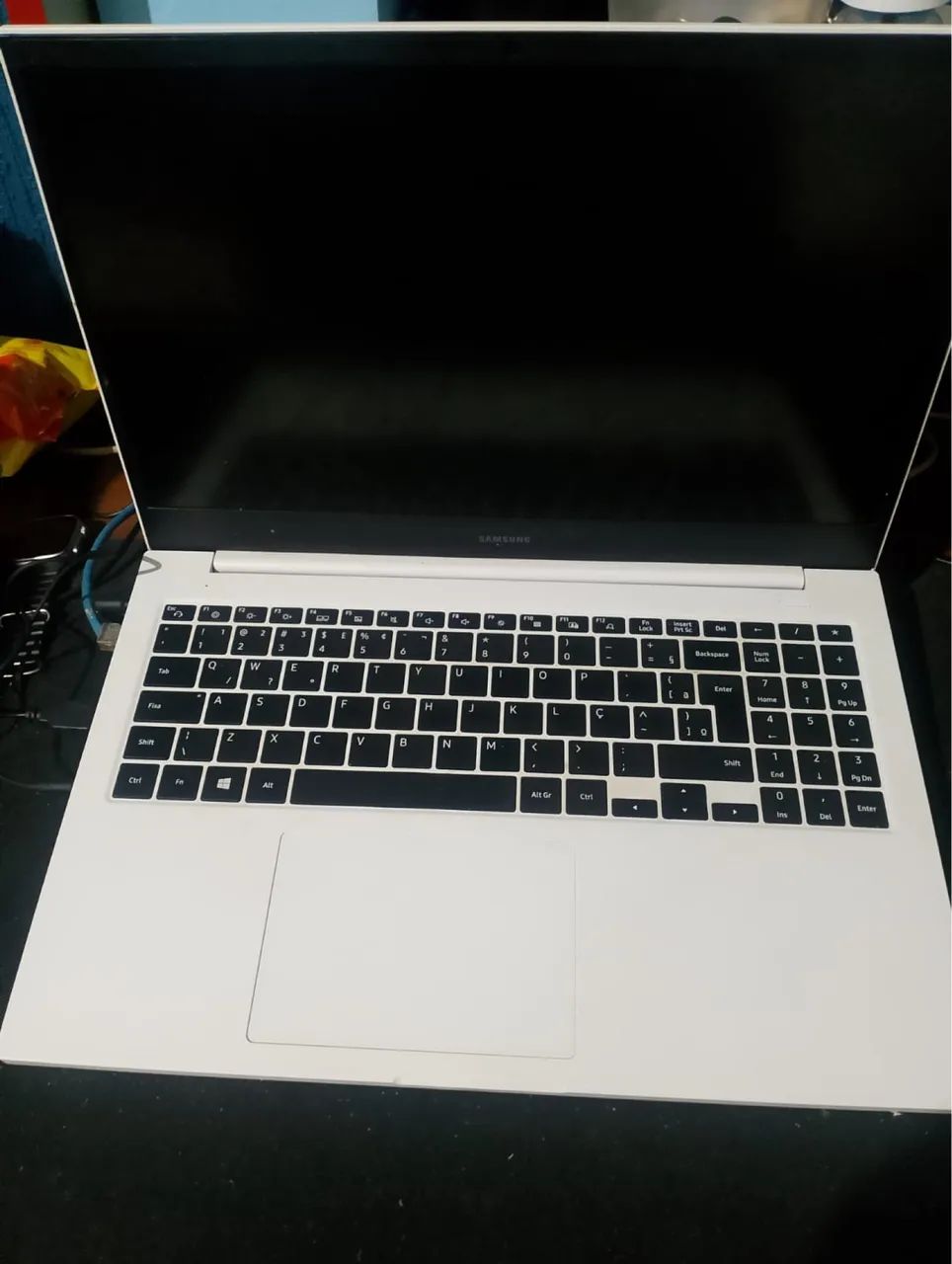 Notebook Samsung branco