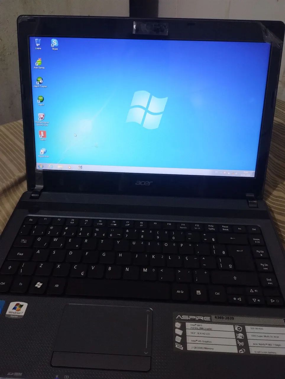 Notebook Acer Aspire 4349 Funcionando - Ótimo para Estudos e Internet - Foto 2