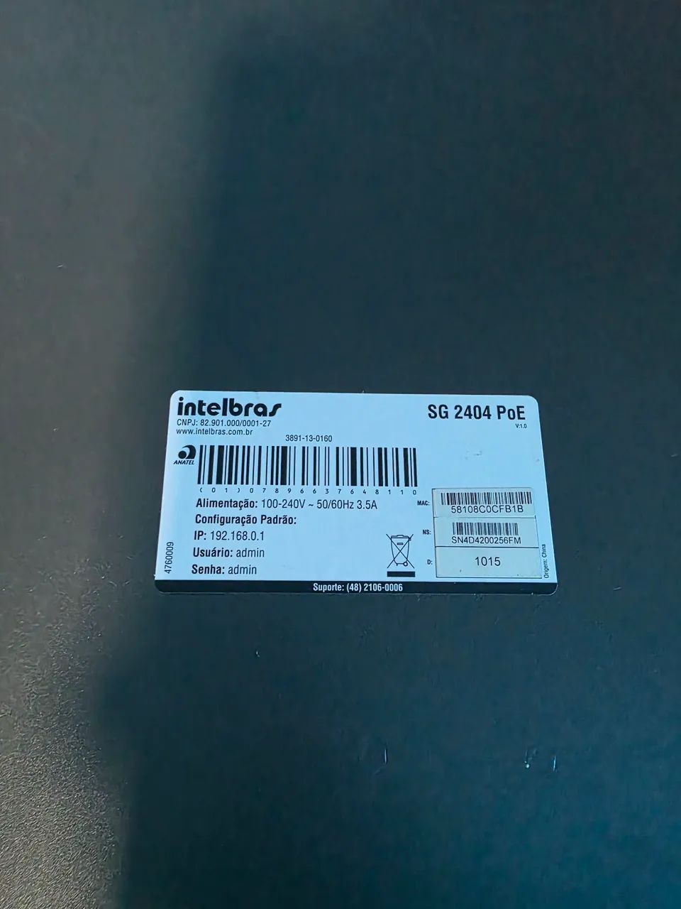 Swhit intelbras SG 2404 poE gerenciavel  - Foto 3