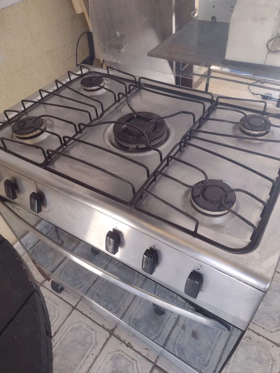Fogão 5 bocas automático 