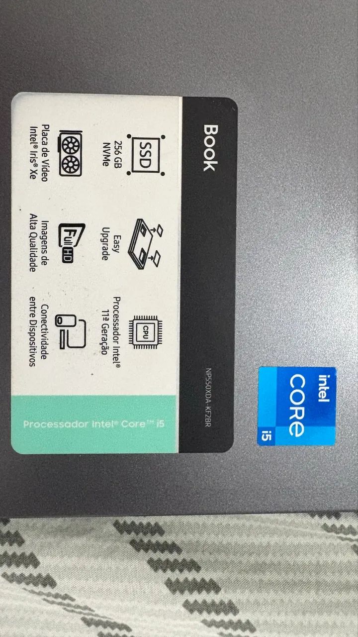 NOTEBOOK SAMSUNG BOOK X30 - i5 11ª GERAÇÃO - IMPECÁVEL - Foto 5