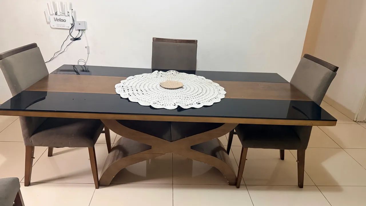 Mesa de jantar 6 cadeiras - Foto 4