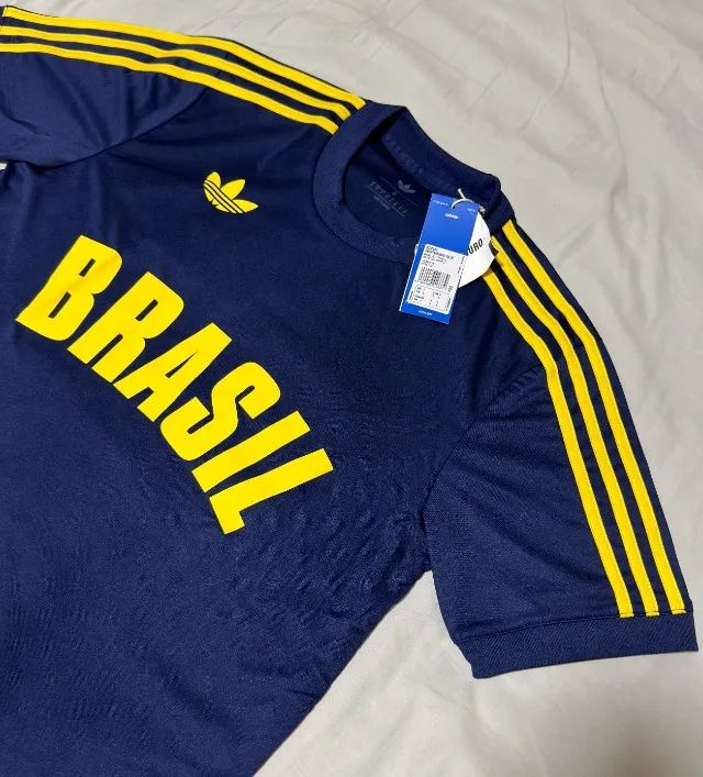 Camisa Adidas Originals Brasil Unissex Tam P (70x46) Nunca Usada