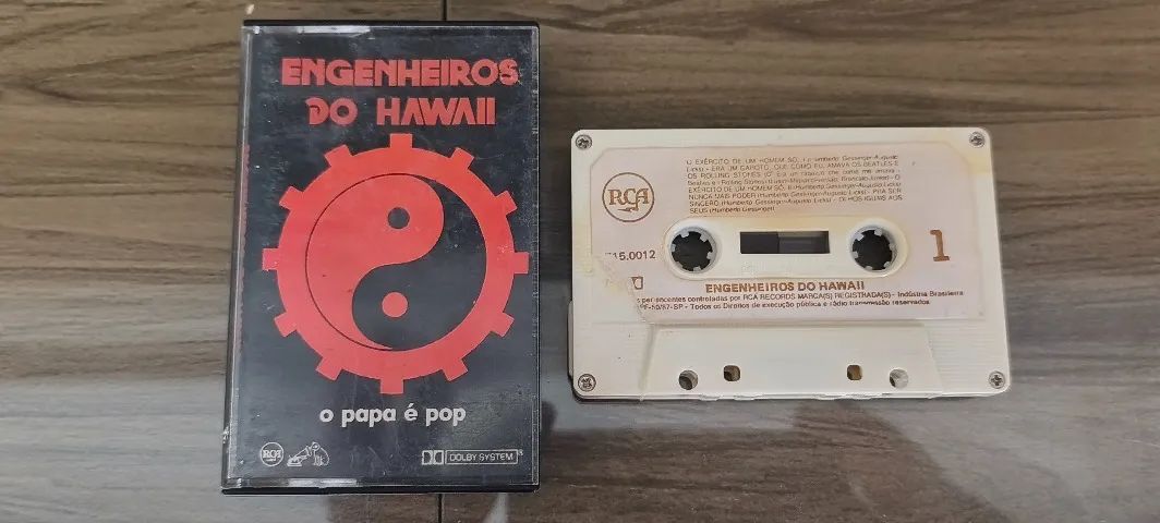 Fita K7 Engenheiros Do Hawai - O Papa É Pop (1990)