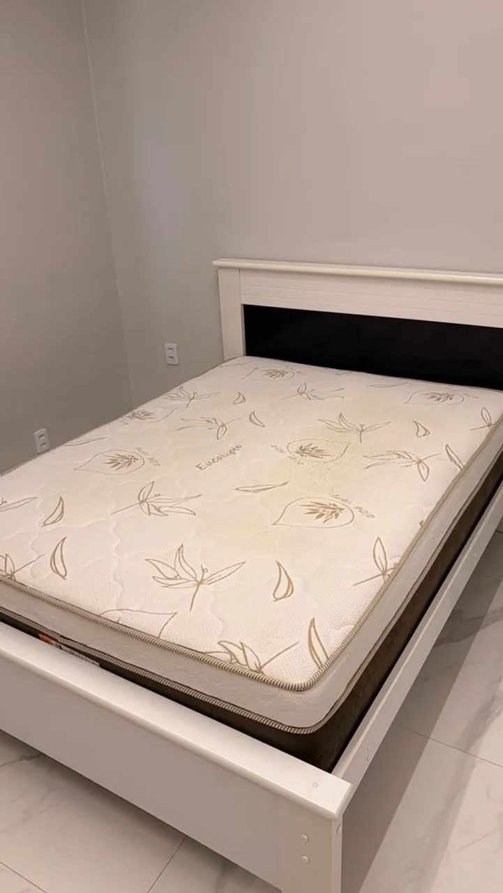 Cama box casal + colchão  - Foto 2
