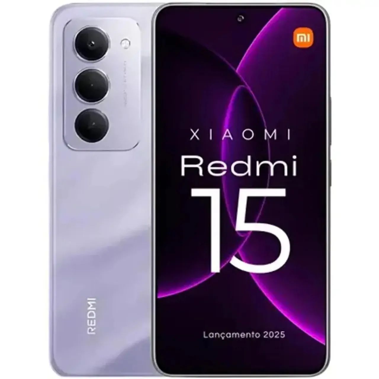 REDMI 15 128/6GB TITANIUM E ROXO