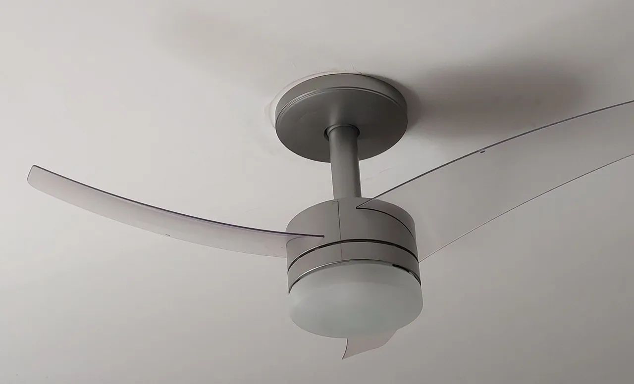 Ventilador de Teto Arno - Prata Transparente - Foto 2