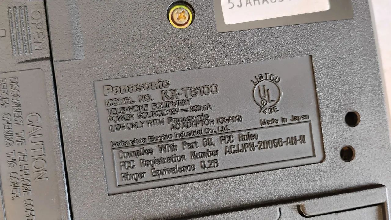 Secretaria Eletrônica Panasonic Vintage Raridade !! - Foto 3