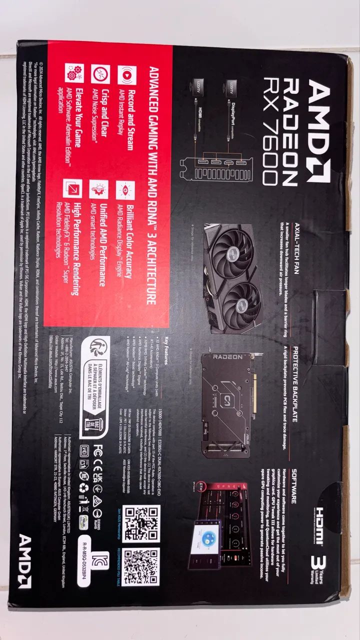 RX7600 8GB - Foto 3