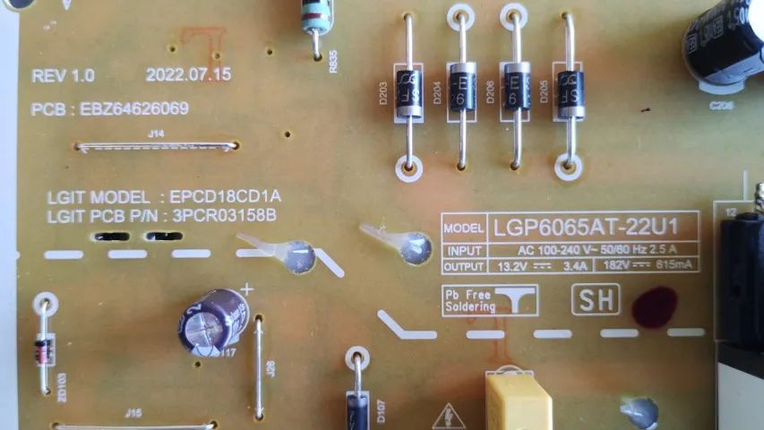 Placa Fonte Tv LG 65 polegadas - Semi-nova - ver Descrição Completa   - Foto 3