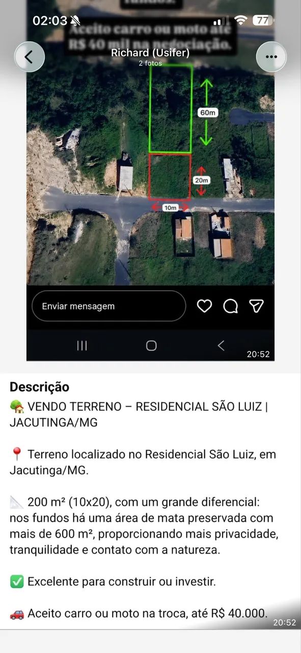 Vendo terreno pronto para construção  - Foto 4