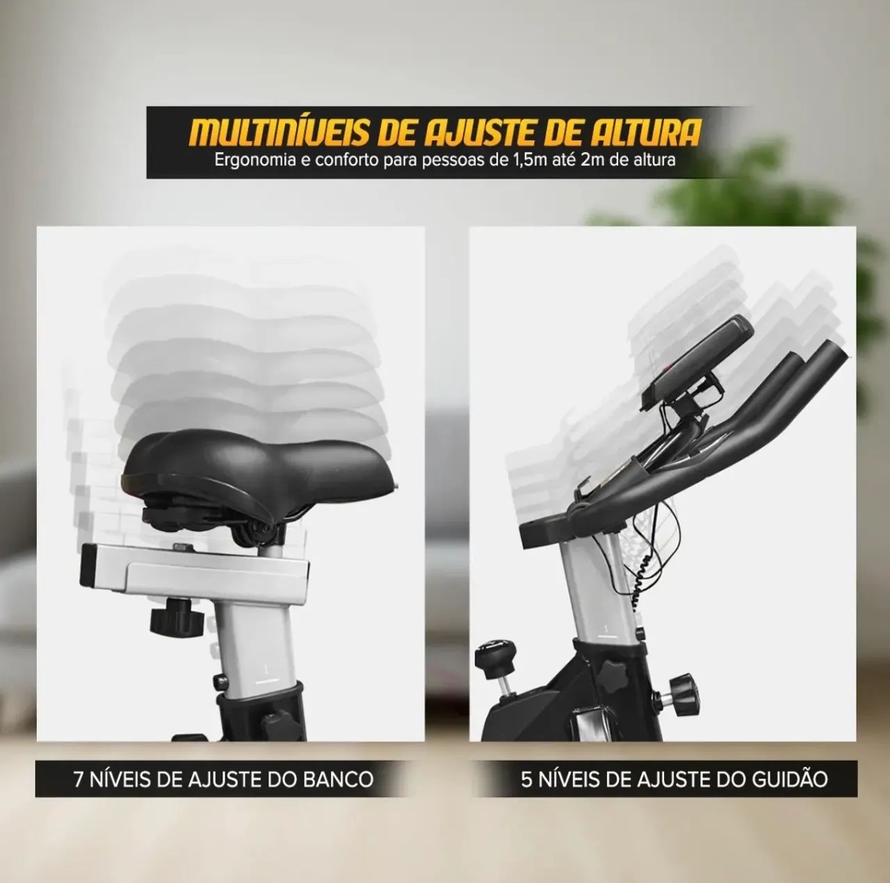 Bicicleta ergométrica Spinning MBX ZAS Roda inércia 13kg - Foto 3