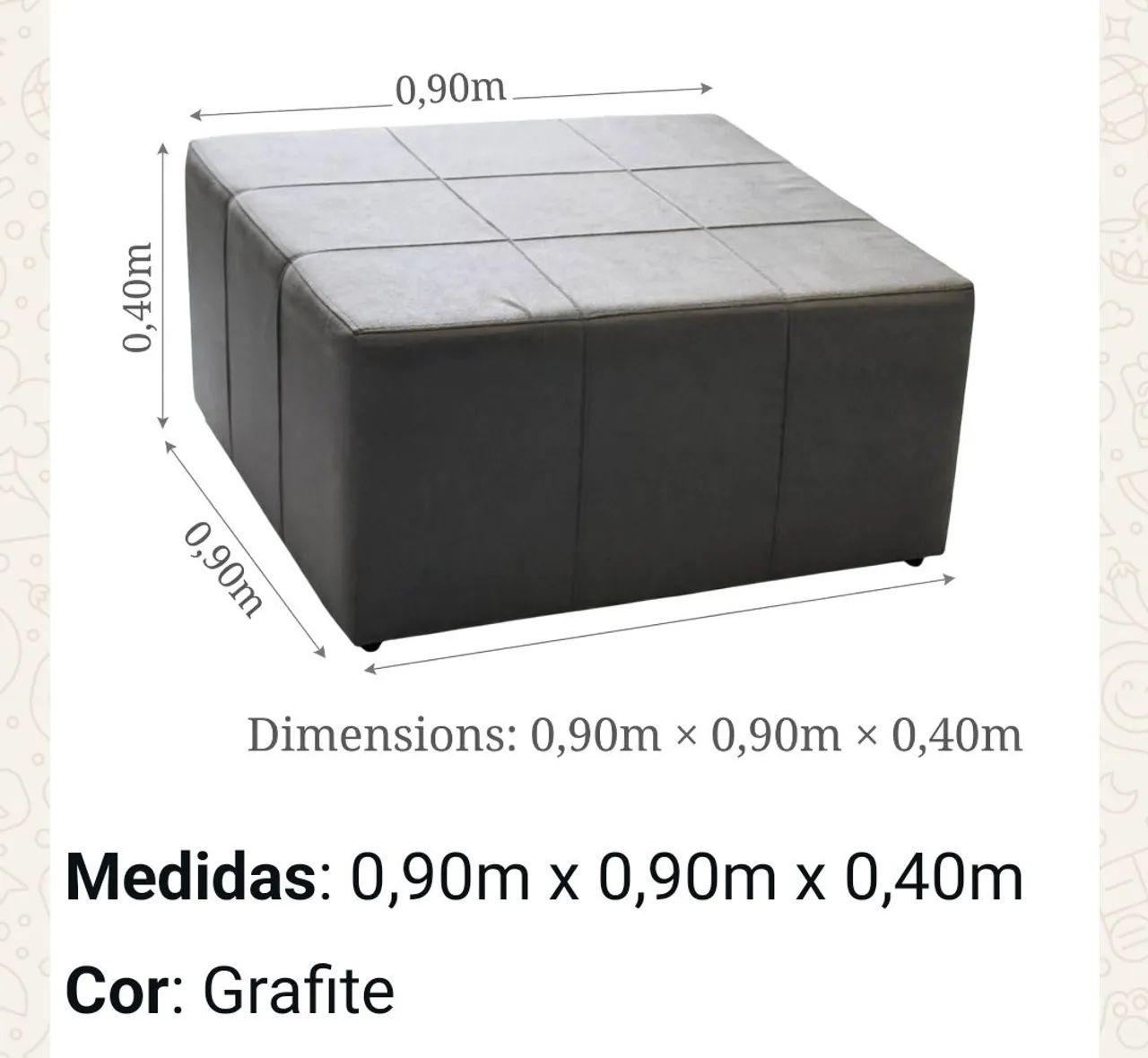 Puffs gigante sala