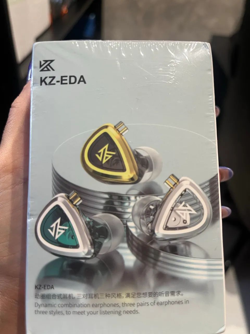 FONE KZ EDA 3 EM 1