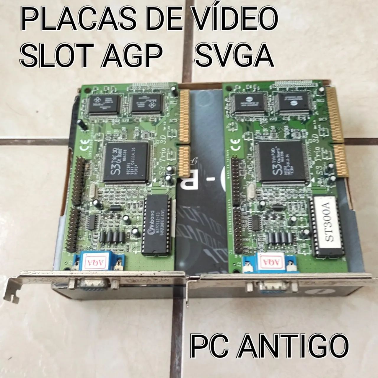 2/PLACAS DE VÍDEO SLOT ( AGP ) PC ANTIGO  - Foto 2