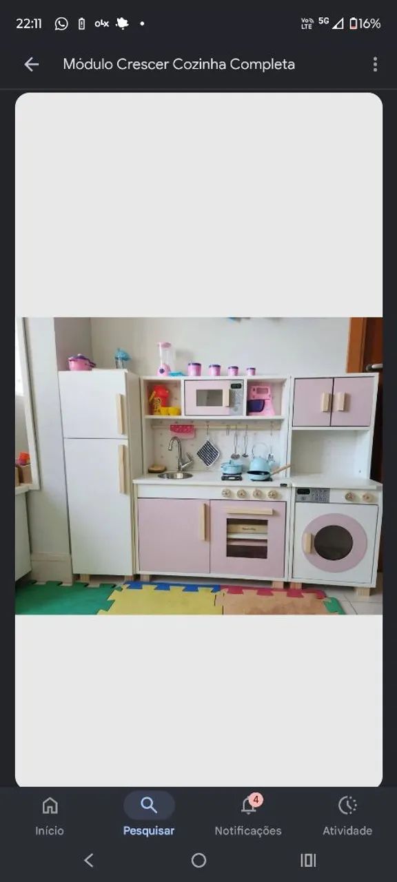 Cozinha infantil semi nova - Foto 2