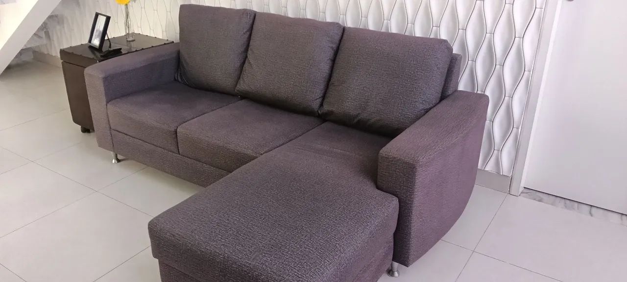 Sofá 3 lugares com chaise long  - Foto 5