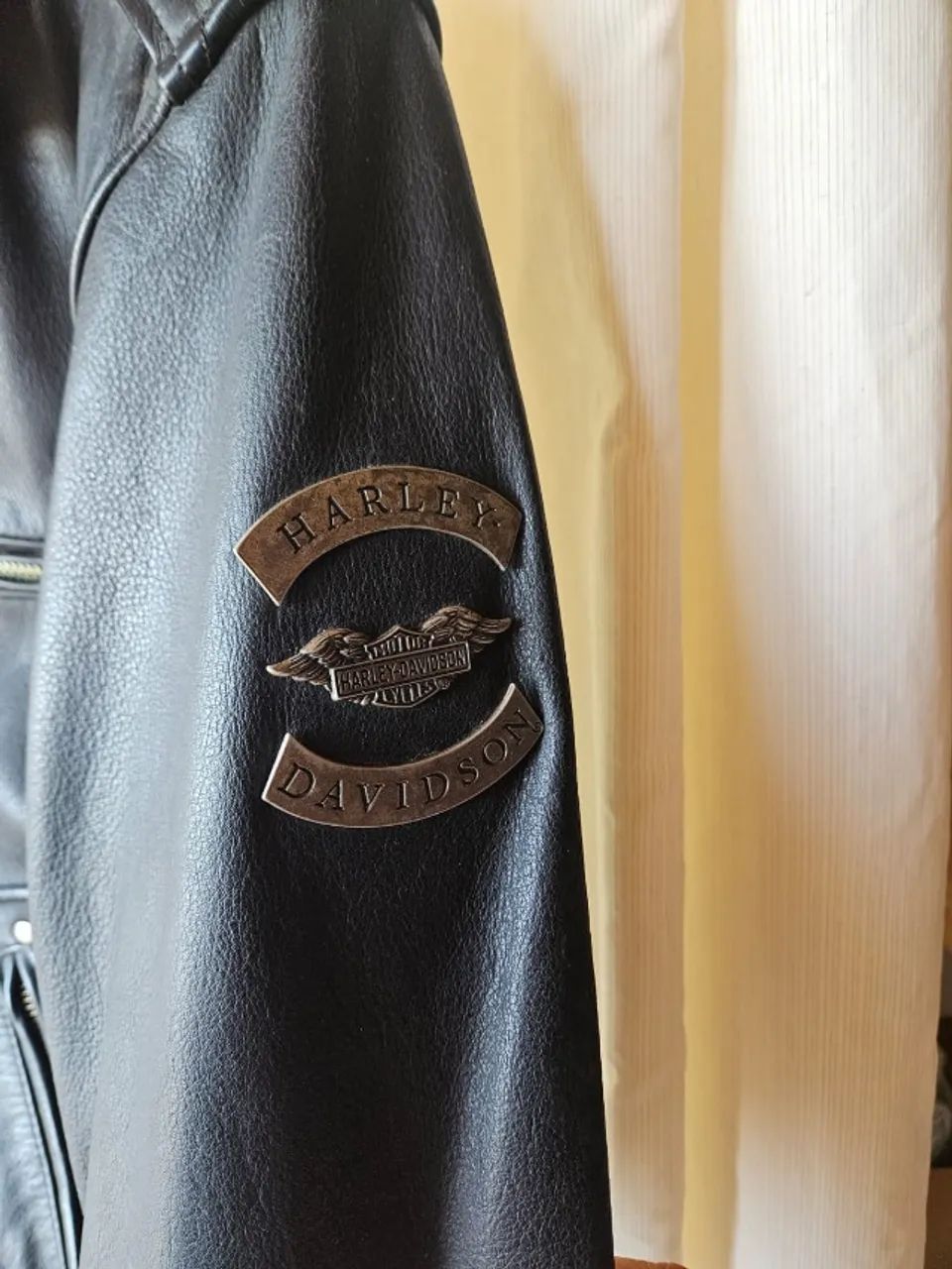 Jaqueta de Couro Harley-Davidson 1998 (Sem Uso) - Foto 3