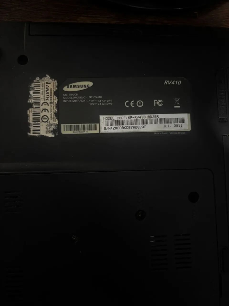 Notebook Samsung NP-RV410 ( Retirada de Peças ) - Foto 3