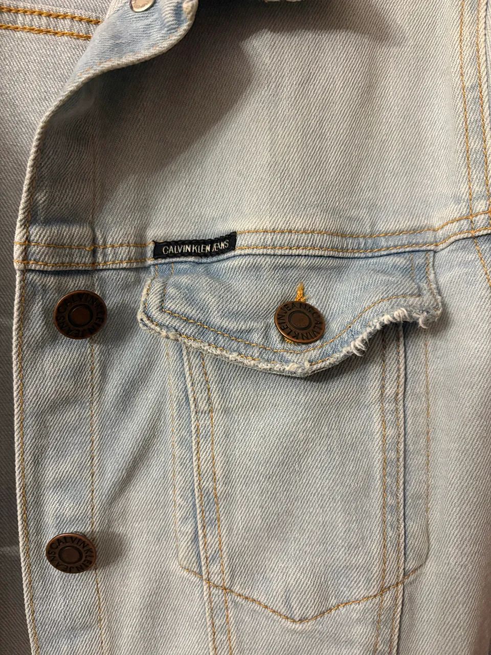 Jaqueta jeans Calvin Klein original P - Foto 4