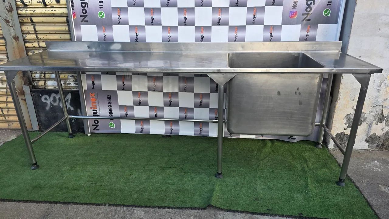 Pia industrial inox 304  - Foto 5