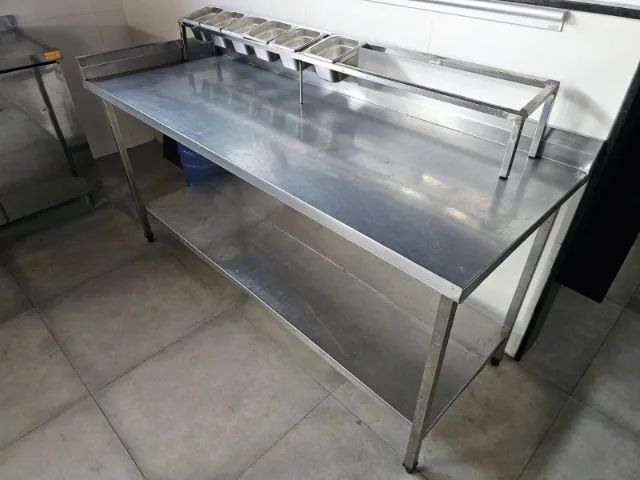 VENDO DIVERSOS BALCÕES INOX, COM E SEM CUBA - Foto 2