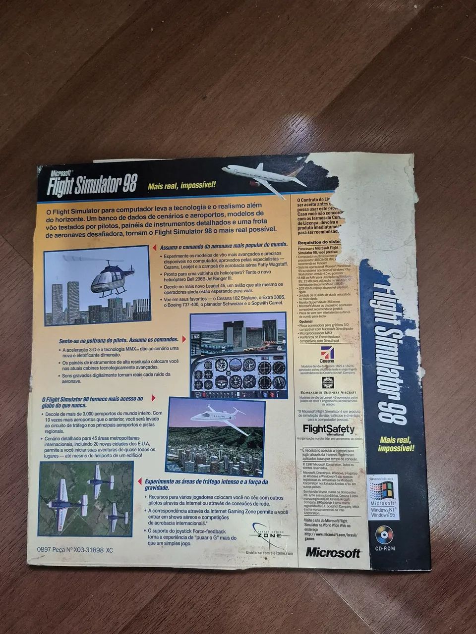 Microsoft Flight Simulator 98 Mídia Física  - Foto 2