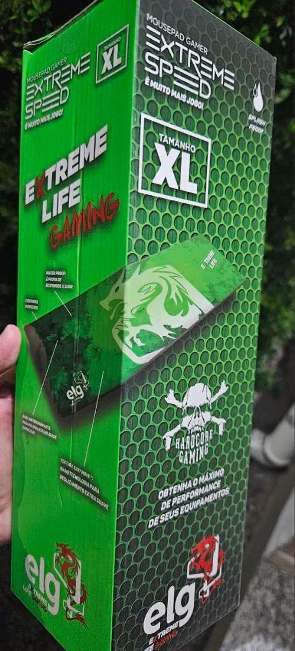 Mousepad gamer profissional (Lacrado, c/ nanopartículas de cerâmica, melhor que do Fallen)