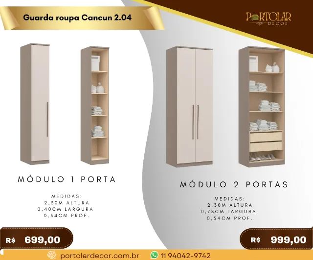 Dormitório modulado Elegance , à pronta entrega  - Foto 4