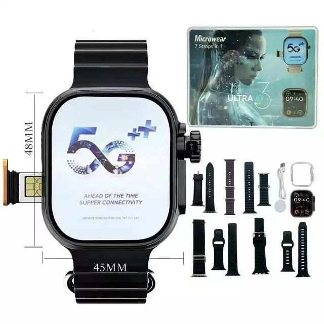  Achadinho Shopee Smartwatch Ultra 3 AI 4G LTE Últimas Unidades - Foto 3