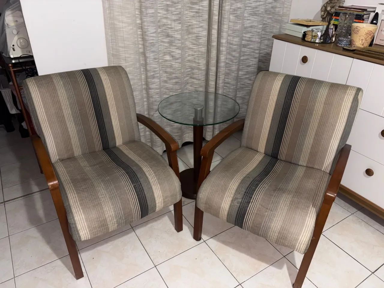 Conjunto mesa e cadeira / sala de estar  - Foto 3