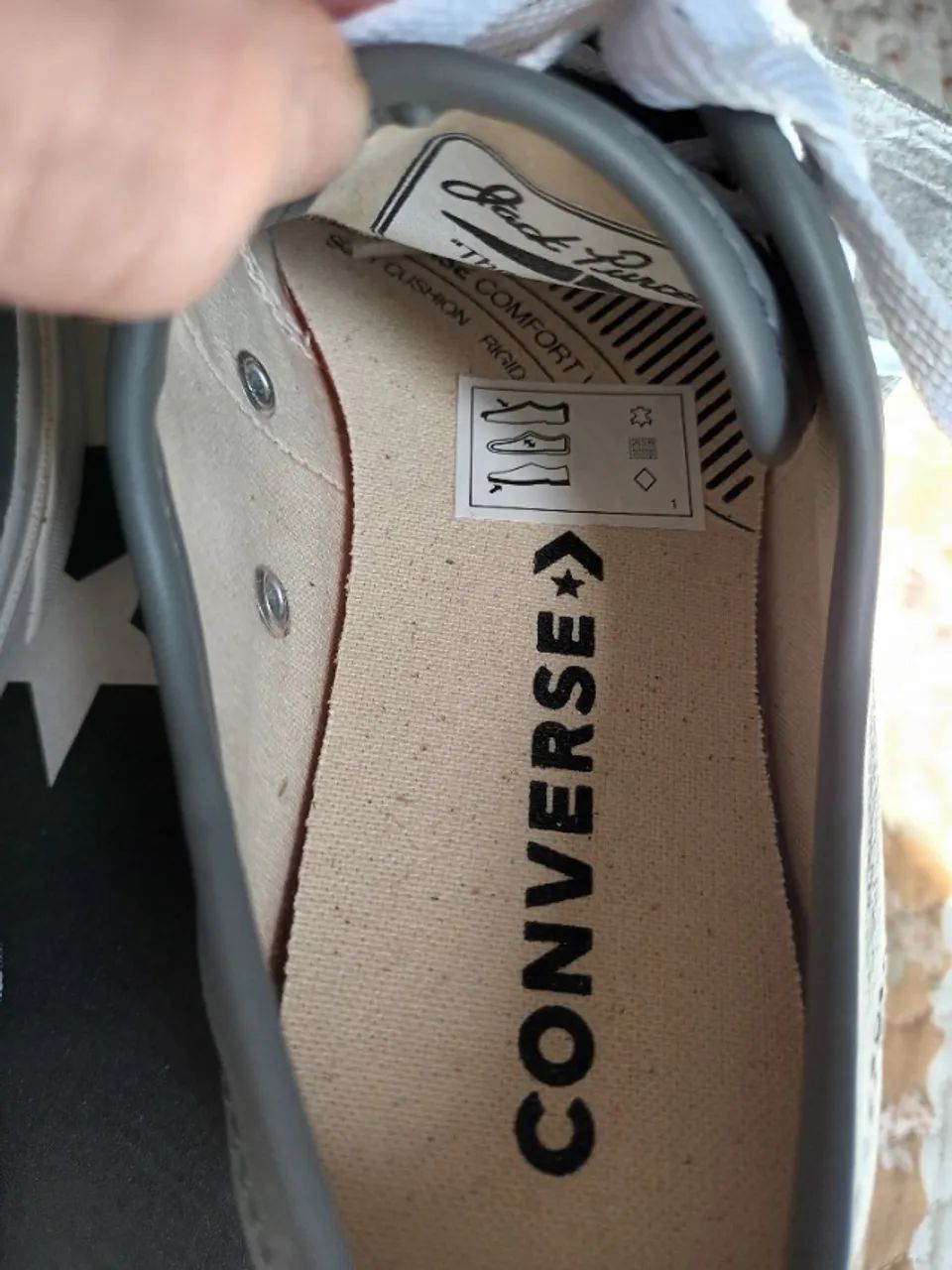 Tenis Converse Jack purcell couro legítimo  - Foto 5