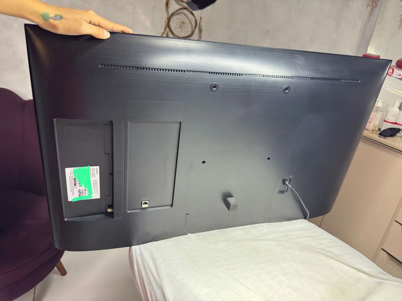 TV SAMSUNG 43 Polegadas Crystal MODELO: UN43CU7700G ( RETIRADA DE PEÇAS)  - Foto 4