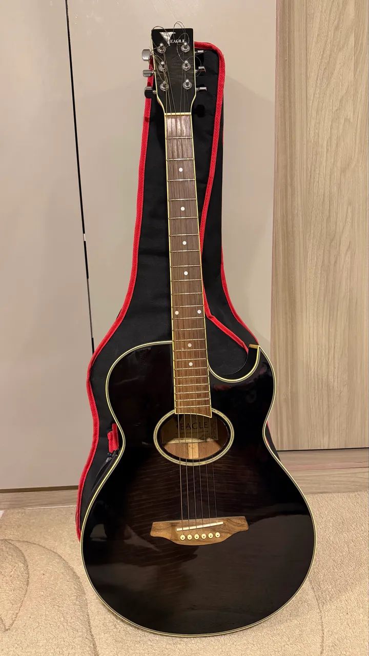 Violão elétrico Eagle GL 36 BKB - Foto 5
