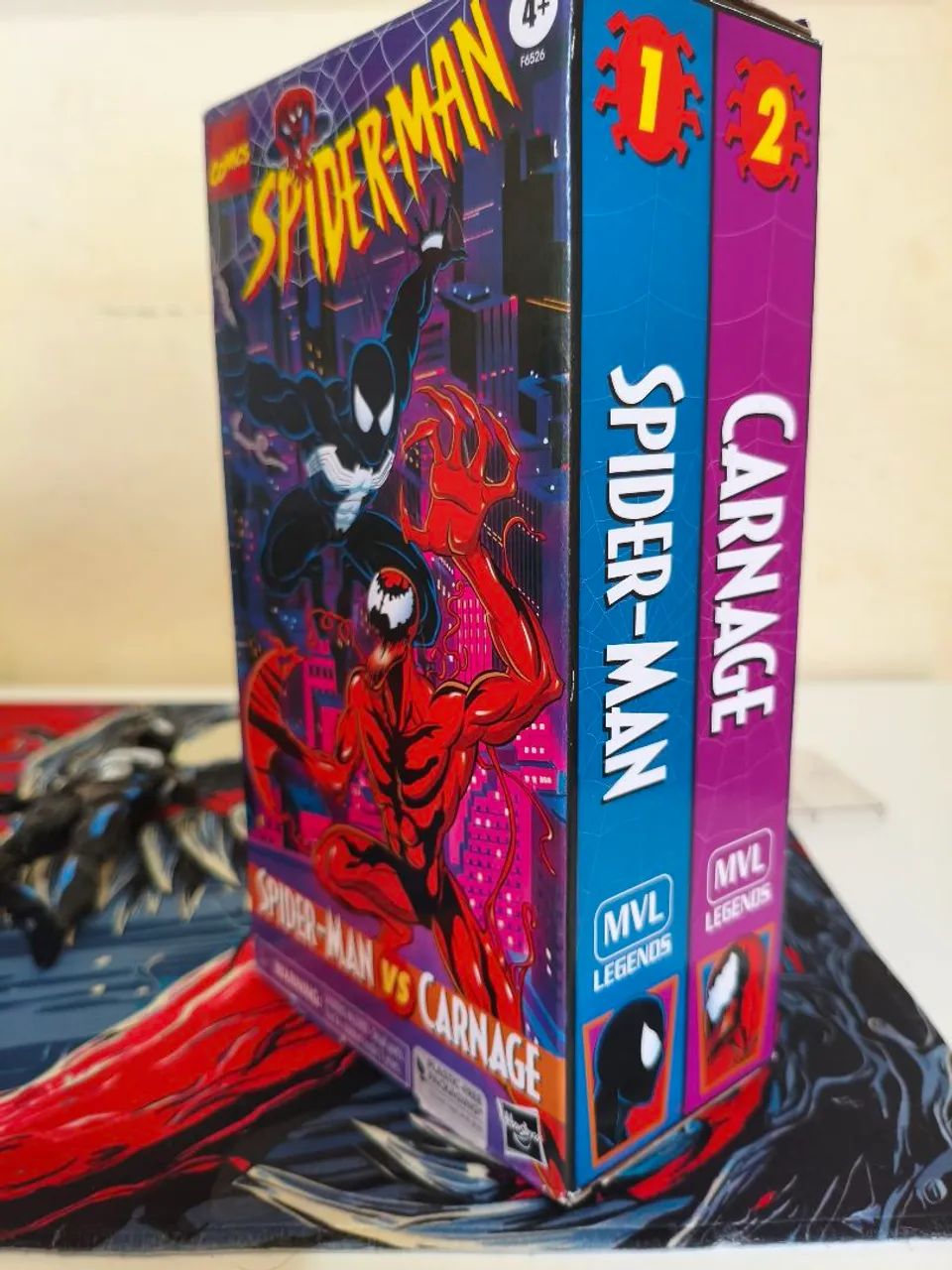 Bootleg Marvel Legends VHS Spider-Man vs Carnage - Foto 5