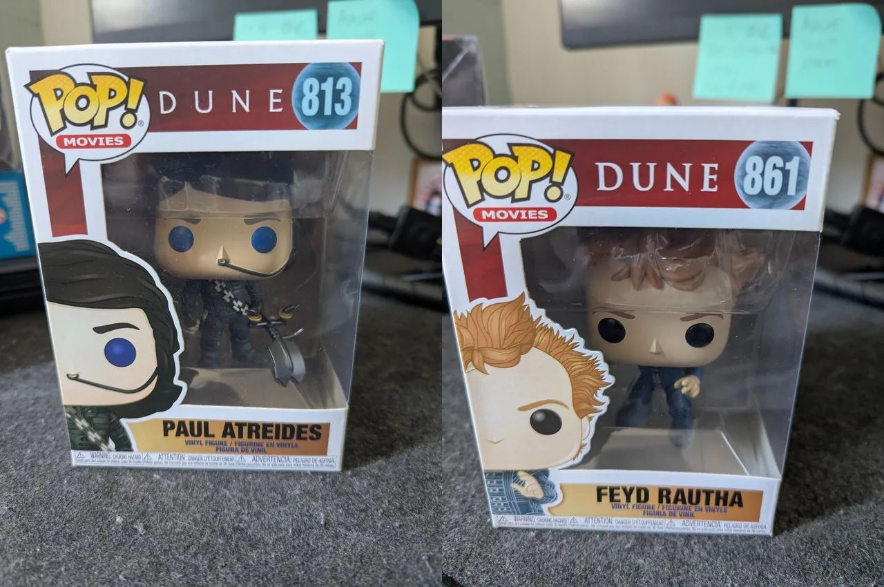Combo Funko Pop - Duna 1984 - Paul e Feyd