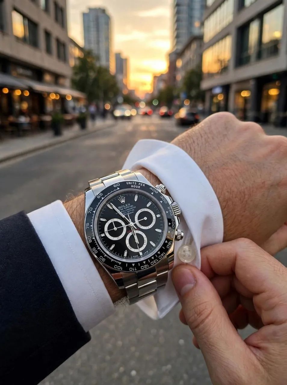 Rolex Daytona preto  - Foto 3