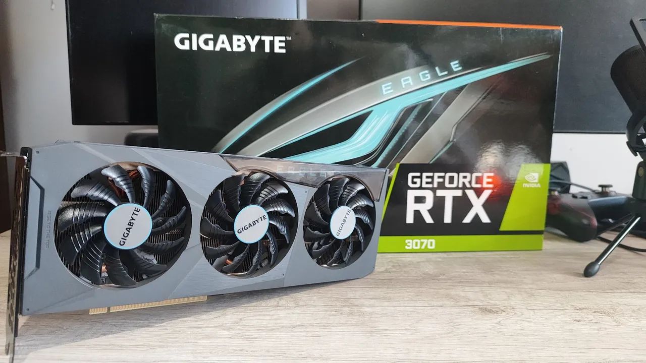 Placa de video RTX 3070 8GB Gigabyte Eagle