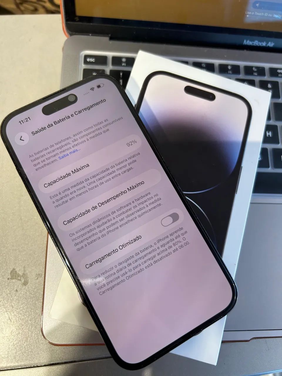 iPhone 14 Pro 256 GB grafite - Foto 3
